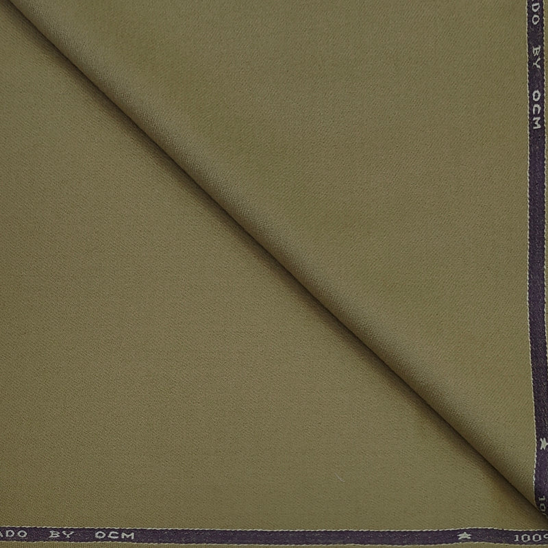 Tweed Blazer Fabric OCM 100% Premium Wool Plain Colour Sandcastle Beige