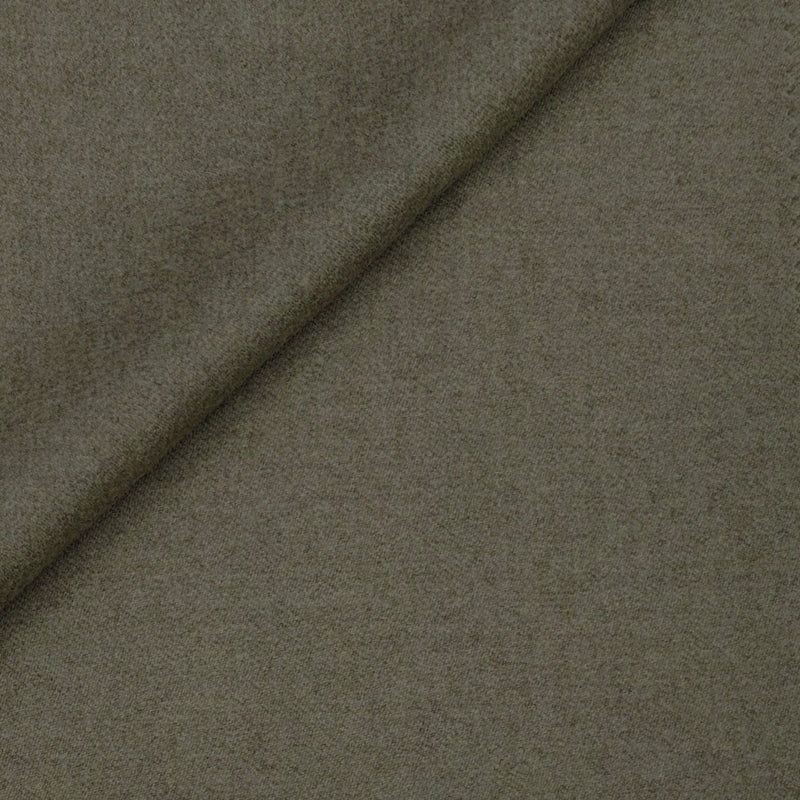 Tweed Blazer Fabric OCM Finest 100% Wool Plain Colour Wood Brown