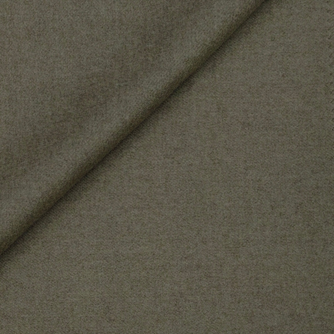Tweed Blazer Fabric OCM Finest 100% Wool Plain Colour Wood Brown