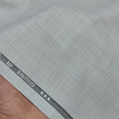 Trouser Fabric Raymond Poly Viscose Slub Colour Grey