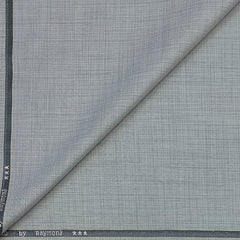 Trouser Fabric Raymond Poly Viscose Slub Colour Grey