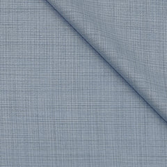 Trouser Fabric Raymond Poly Viscose Slub Colour Pale Water Blue