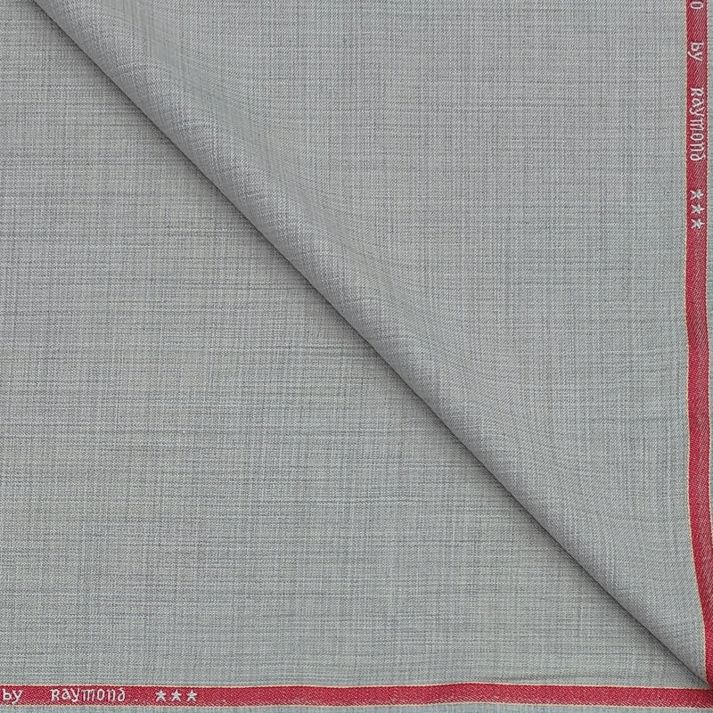 Trouser Fabric Raymond Poly Viscose Self Check Colour Dusty Brown