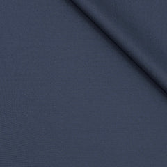 Trouser Fabric Raymond Poly Viscose Plain Colour Oxford Blue