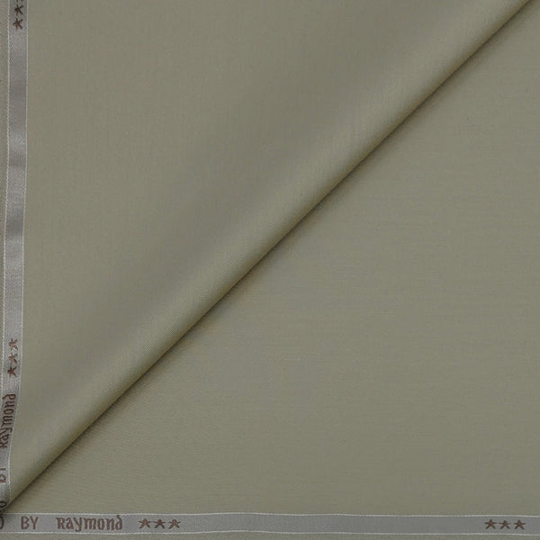 Trouser Fabric Raymond Poly Viscose Plain Colour Dried Brown