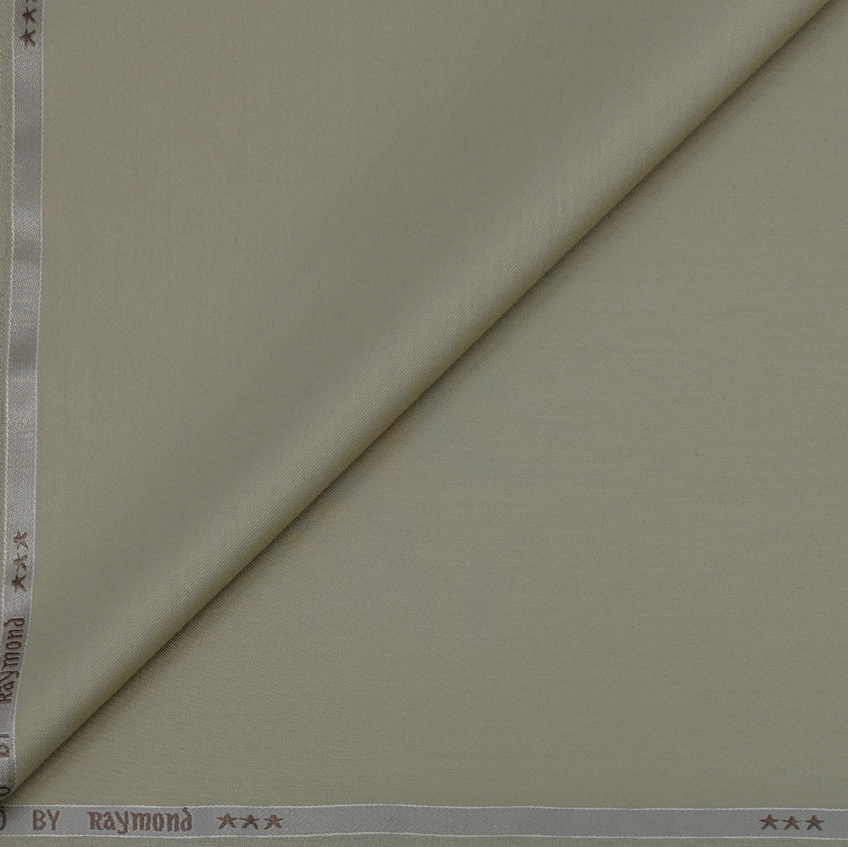 Trouser Fabric Raymond Poly Viscose Plain Colour Dried Brown