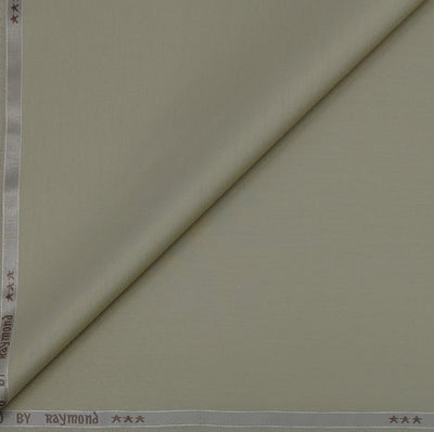 Trouser Fabric Raymond Poly Viscose Plain Colour Dried Brown