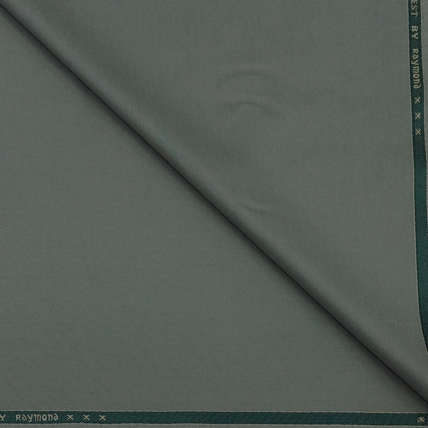 Trouser Fabric Raymond Poly Viscose Plain Colour Sage Green
