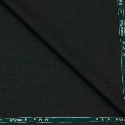 Trouser Fabric Raymond Poly Viscose Small Check Colour Feldgrau Green
