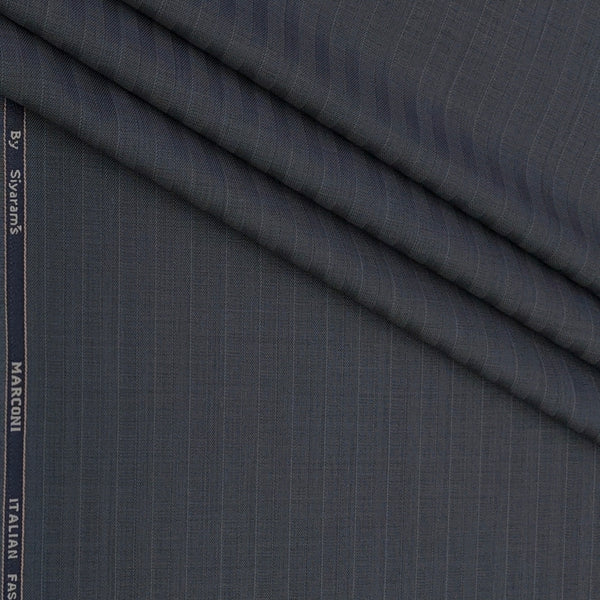 Trouser Fabric Siyaram Poly Viscose Lining Colour Dark Lava Grey