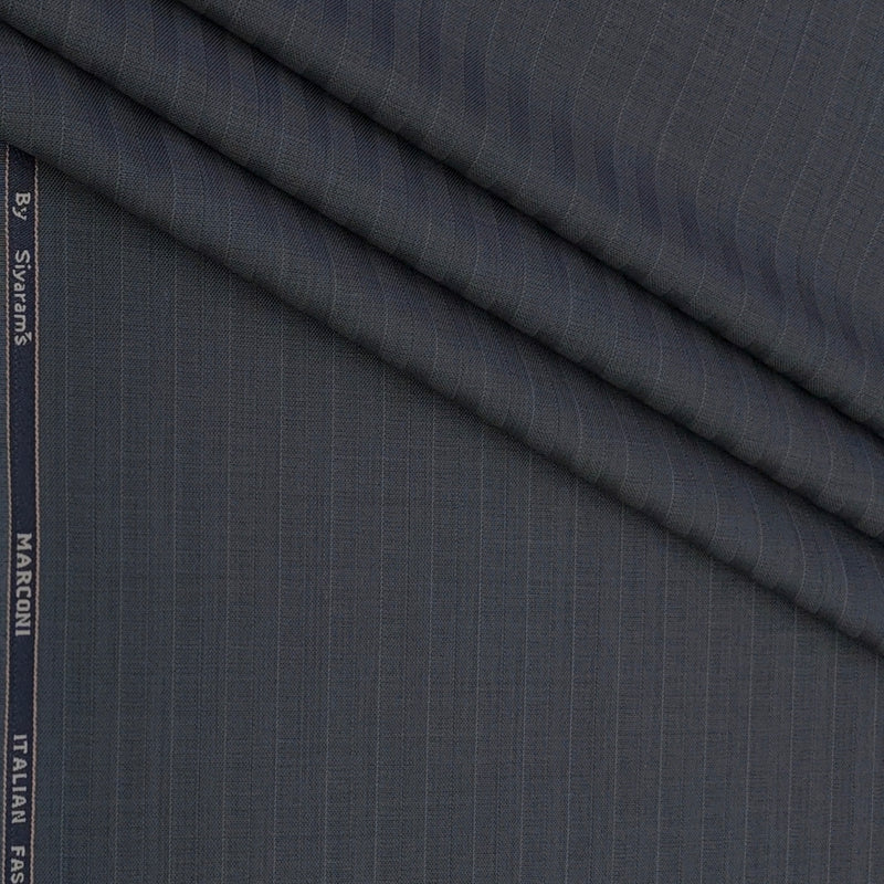 Trouser Fabric Siyaram Poly Viscose Lining Colour Dark Lava Grey