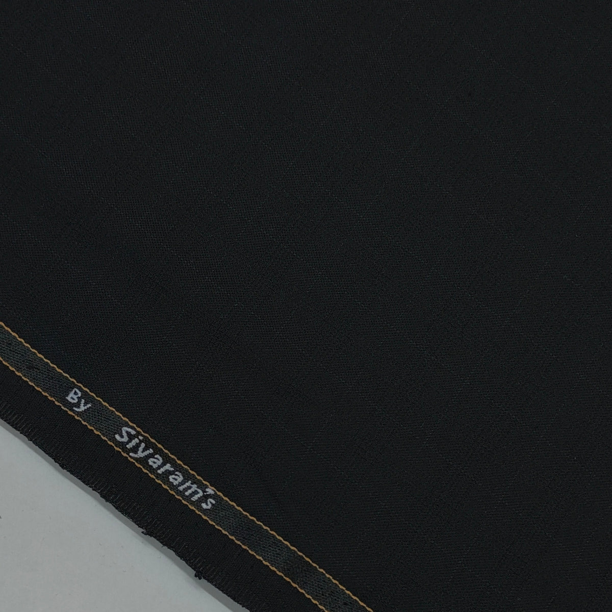 Trouser Fabric Siyaram Poly Viscose Check Colour Black
