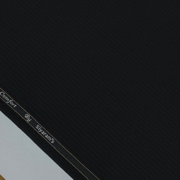 Trouser Fabric Siyaram Poly Viscose Small Lining Colour Black