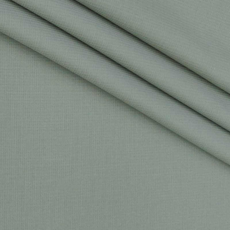 Trouser Fabric Siyaram Poly Viscose Pin Check Colour Sage Green