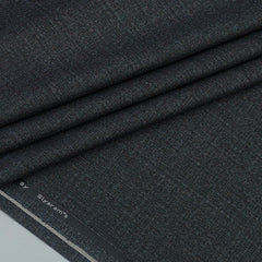 Trouser Fabric Siyaram Poly Viscose Slub Colour Worsted Black