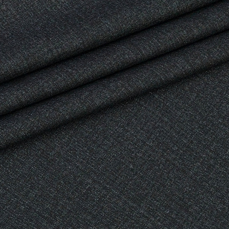Trouser Fabric Siyaram Poly Viscose Slub Colour Worsted Black