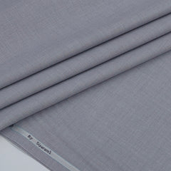 Trouser Fabric Siyaram Poly Viscose Self Check Colour Bluish Grey