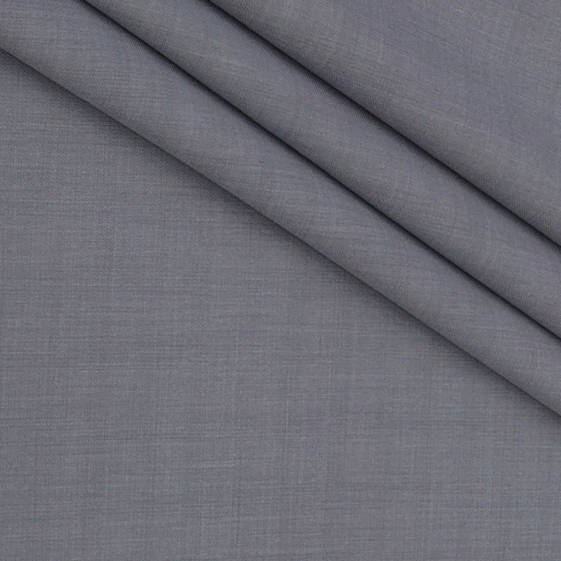 Trouser Fabric Siyaram Poly Viscose Mild Check Colour Purplish Grey