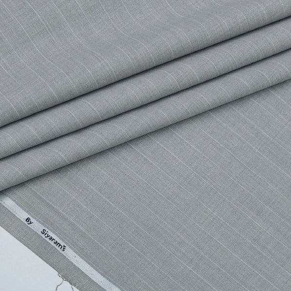 Trouser Fabric Siyaram Poly Viscose Lining Colour Light Grey