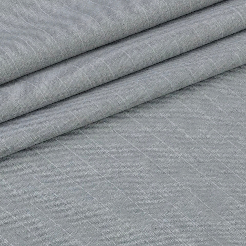 Trouser Fabric Siyaram Poly Viscose Lining Colour Light Grey