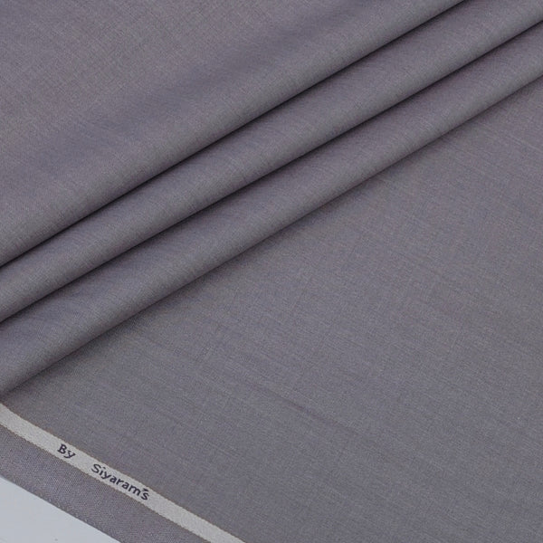Trouser Fabric Siyaram Poly Viscose Self Slub Colour Thistle Lavender