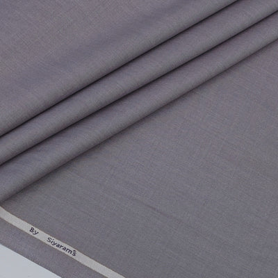 Trouser Fabric Siyaram Poly Viscose Self Slub Colour Thistle Lavender