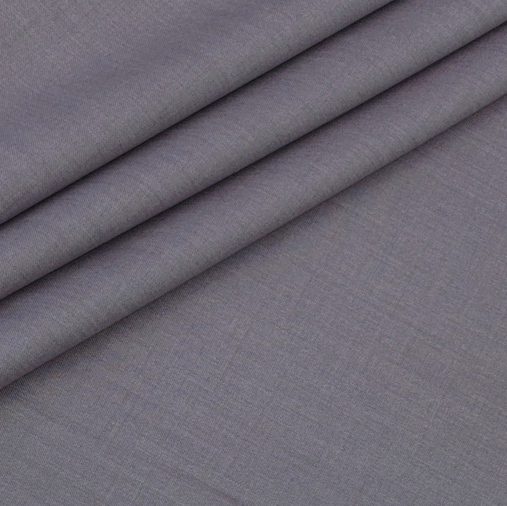 Trouser Fabric Siyaram Poly Viscose Self Slub Colour Thistle Lavender