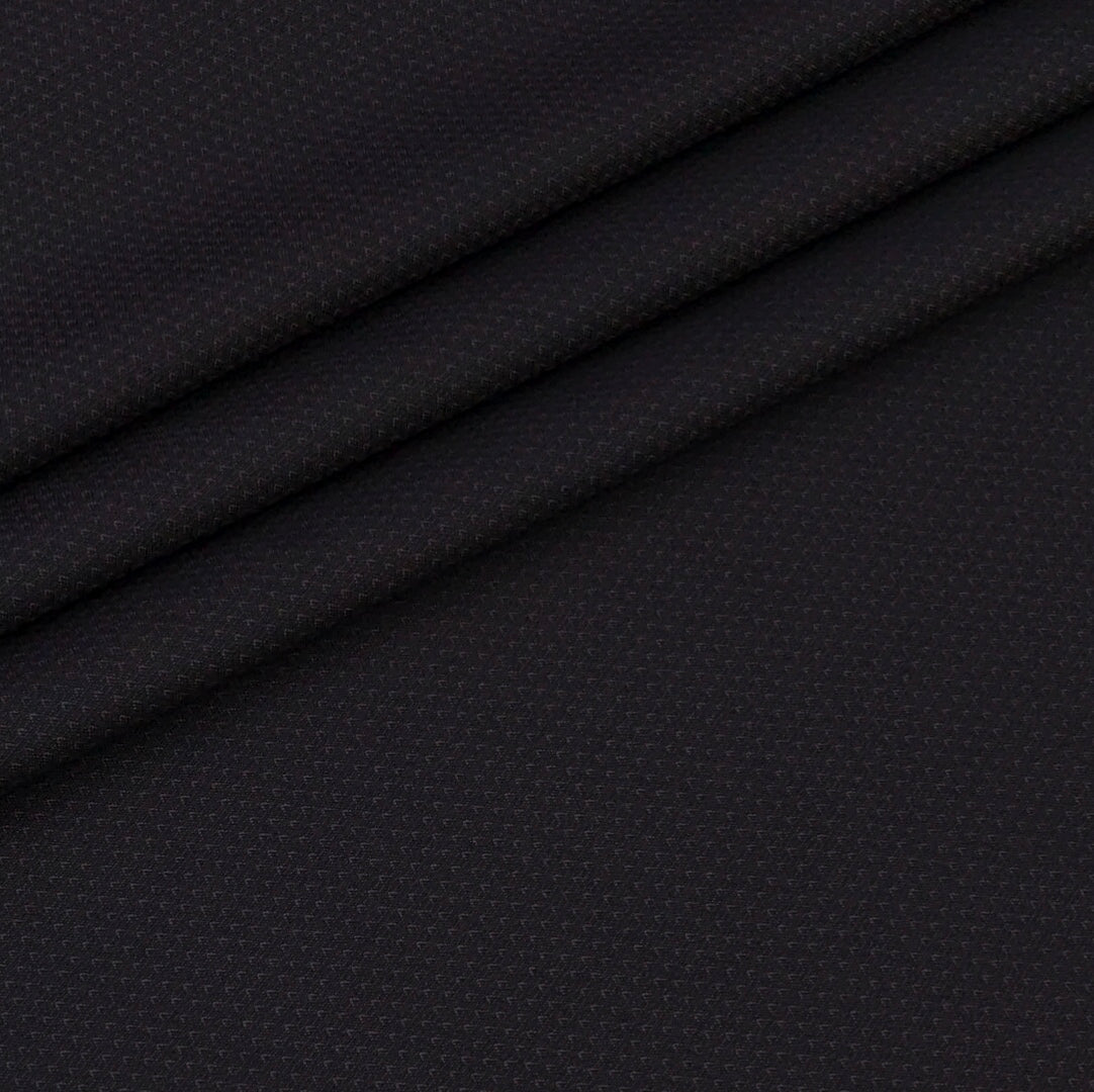 Trouser Fabric Siyaram Poly Viscose Dobby Colour Black Cherry