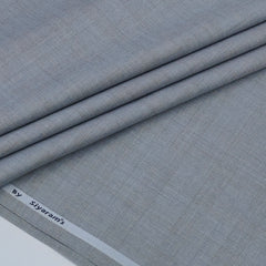 Trouser Fabric Siyaram Poly Viscose Self Check Colour Light Grey
