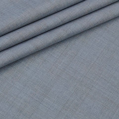 Trouser Fabric Siyaram Poly Viscose Self Check Colour Light Grey