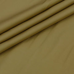 Shirt Fabric Raymond 70s Giza Cotton Plain Colour Golden Brown