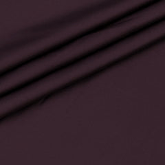 Shirt Fabric Raymond 70s Giza Cotton Plain Colour Burgundy