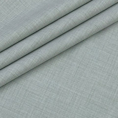 Trouser Fabric Siyaram Poly Viscose Self Check Colour Light Greenish Grey