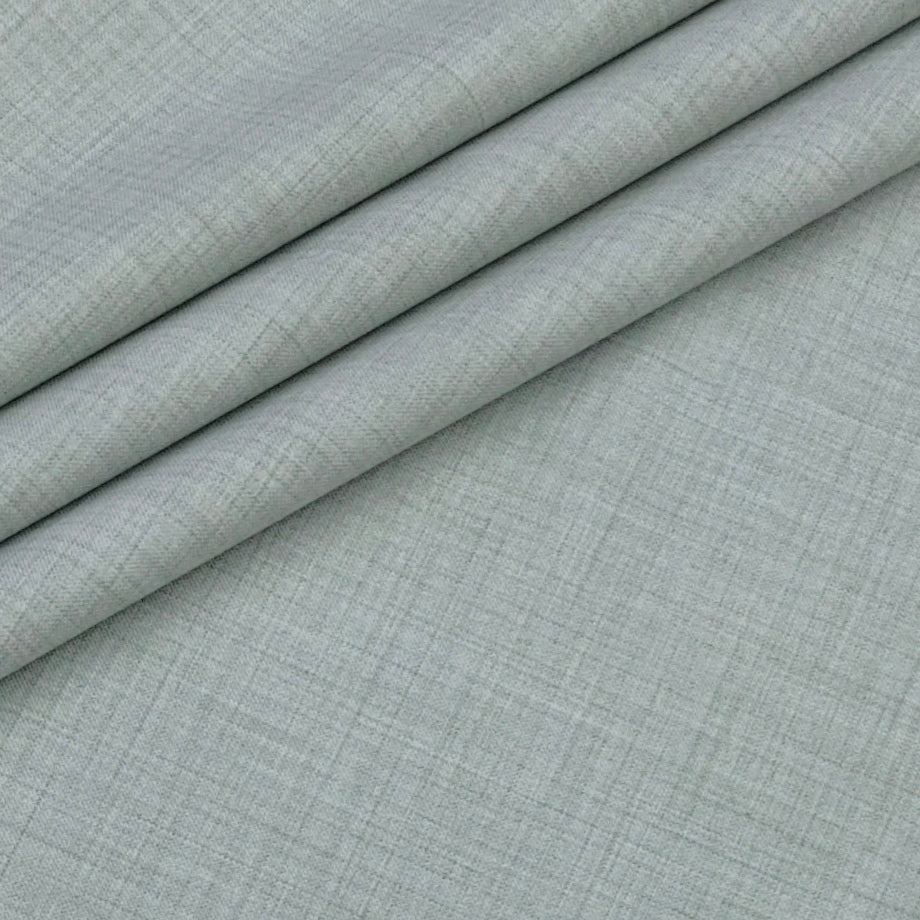 Trouser Fabric Siyaram Poly Viscose Self Check Colour Light Greenish Grey