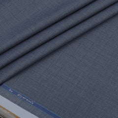 Trouser Fabric Siyaram Poly Viscose Self Check Colour Bluish Grey