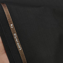 Trouser Fabric Siyaram Poly Viscose Herrinbone Colour Espresso Coffee Brown