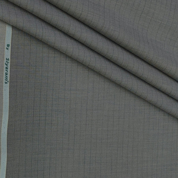 Trouser Fabric Siyaram Poly Viscose Lining Colour Dusty Brown