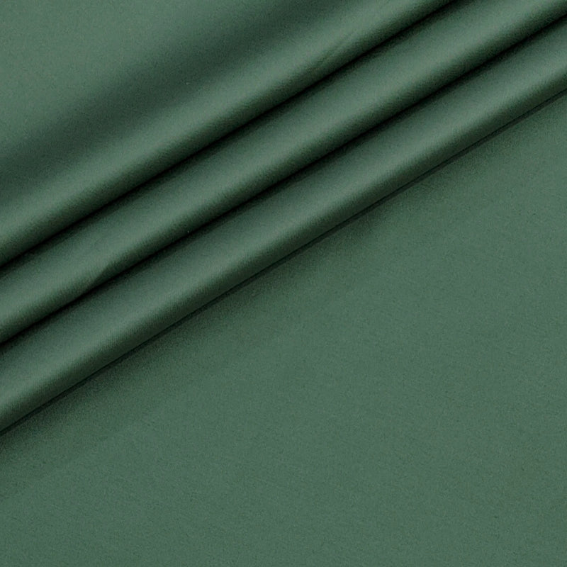 Trouser Fabric Donear Giza Cotton Stretchable Plain Colour Pine Green