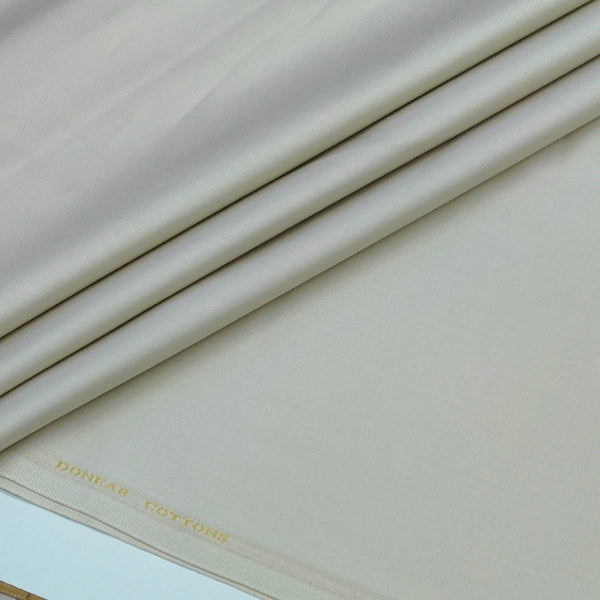 Trouser Fabric Donear Giza Cotton Plain Colour Ash Brown