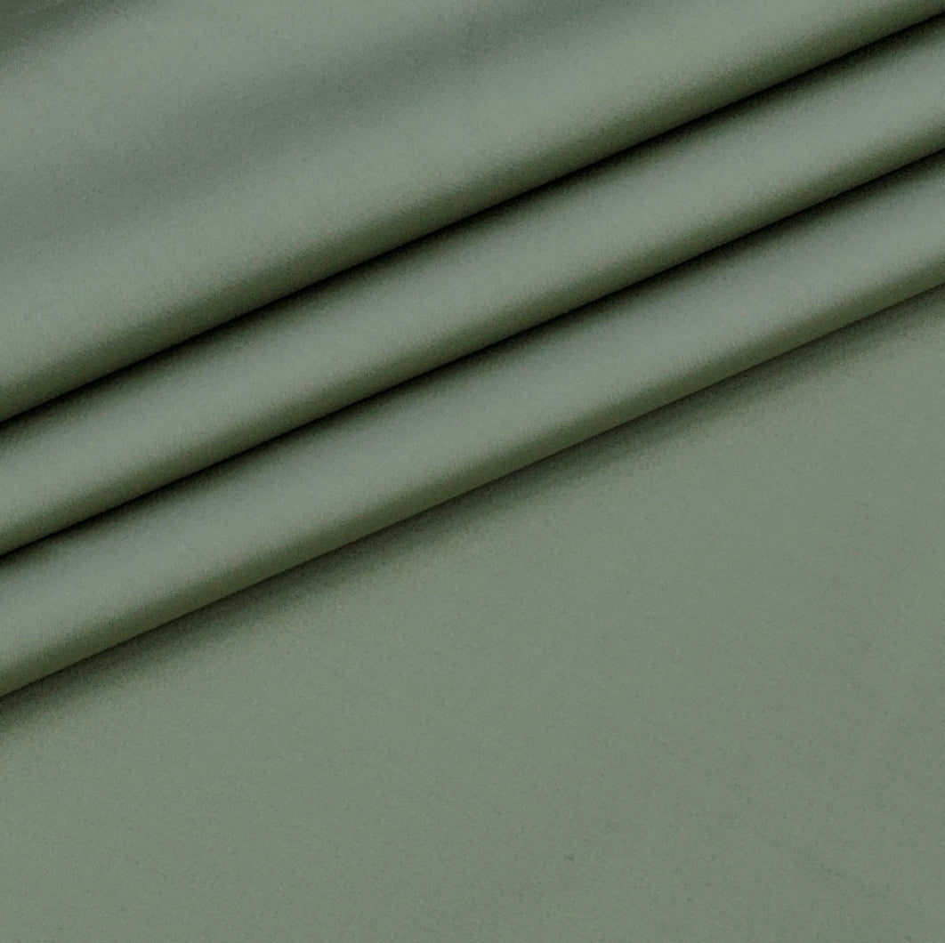 Trouser Fabric Donear Giza Cotton Plain Colour Laurel Green