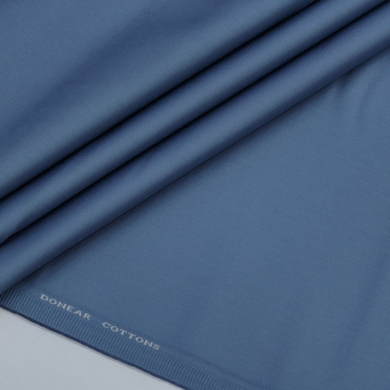 Trouser Fabric Donear Giza Cotton Plain Colour Lapis Blue