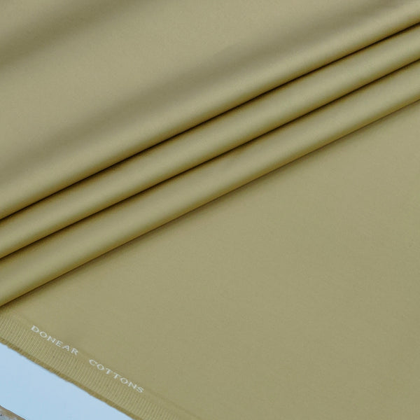 Trouser Fabric Donear Giza Cotton Plain Colour Chamomile Brown