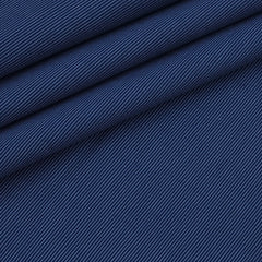 Trouser Fabric Donear Pure Cotton Self Textured Colour Cobalt Blue