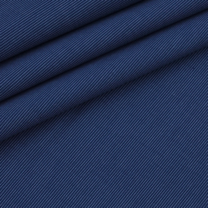 Trouser Fabric Donear Pure Cotton Self Textured Colour Cobalt Blue