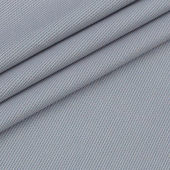 Trouser Fabric Donear Pure Cotton Zig Zag Colour Light Blue N Grey