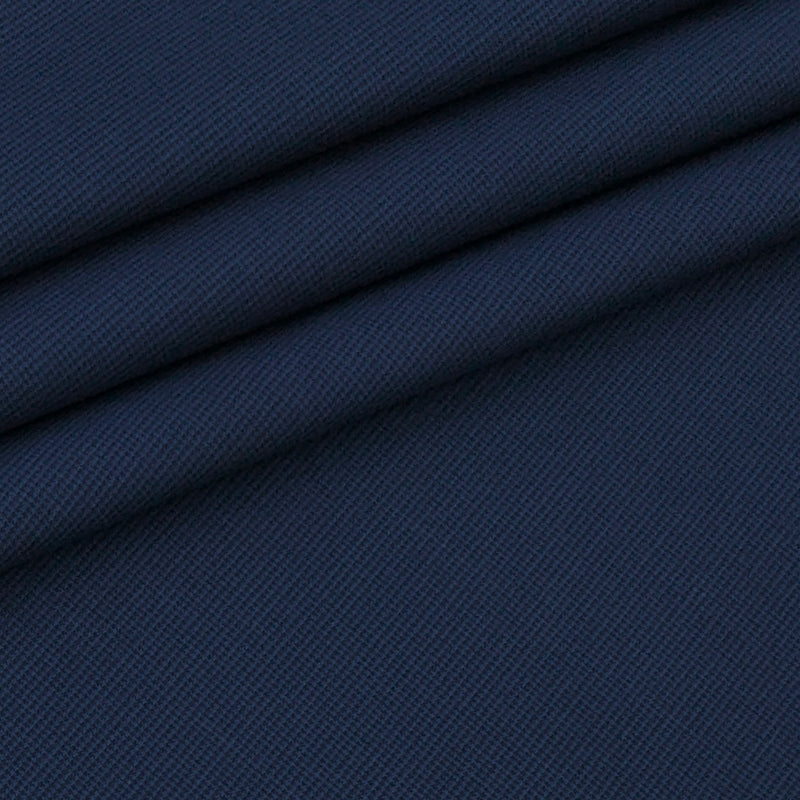 Trouser Fabric Donear Pure Cotton Pin Check Colour Space Blue