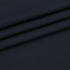 Trouser Fabric Donear Pure Cotton Zig Zag Colour Dark Midnight Blue
