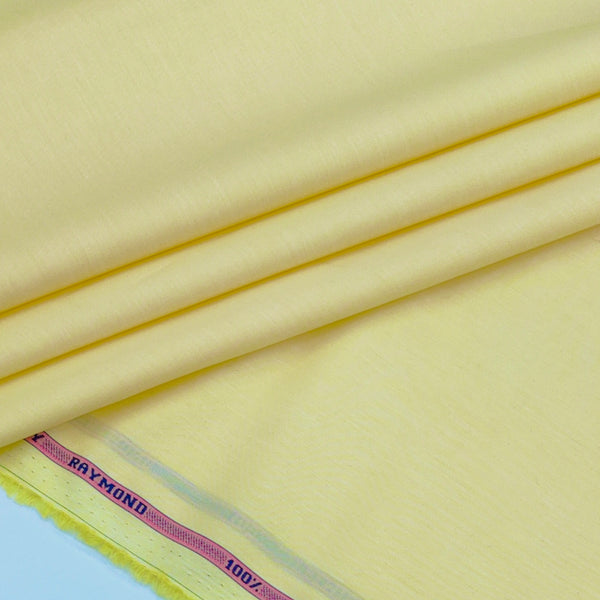 Shirt Fabric Raymond 100% cotton Fil a Fil Colour Mustard Yellow