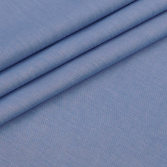 Shirt Fabric Raymond 100% cotton Fil a Fil Colour Colorado Blue