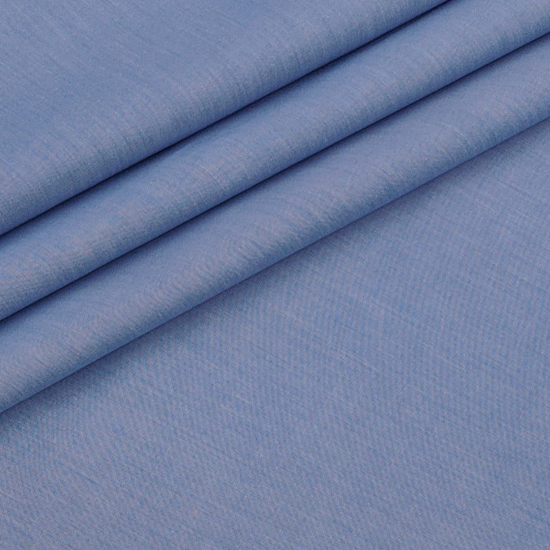 Shirt Fabric Raymond 100% cotton Fil a Fil Colour Colorado Blue